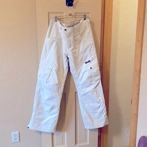 Sims White Snowboard/Ski Pants Large
